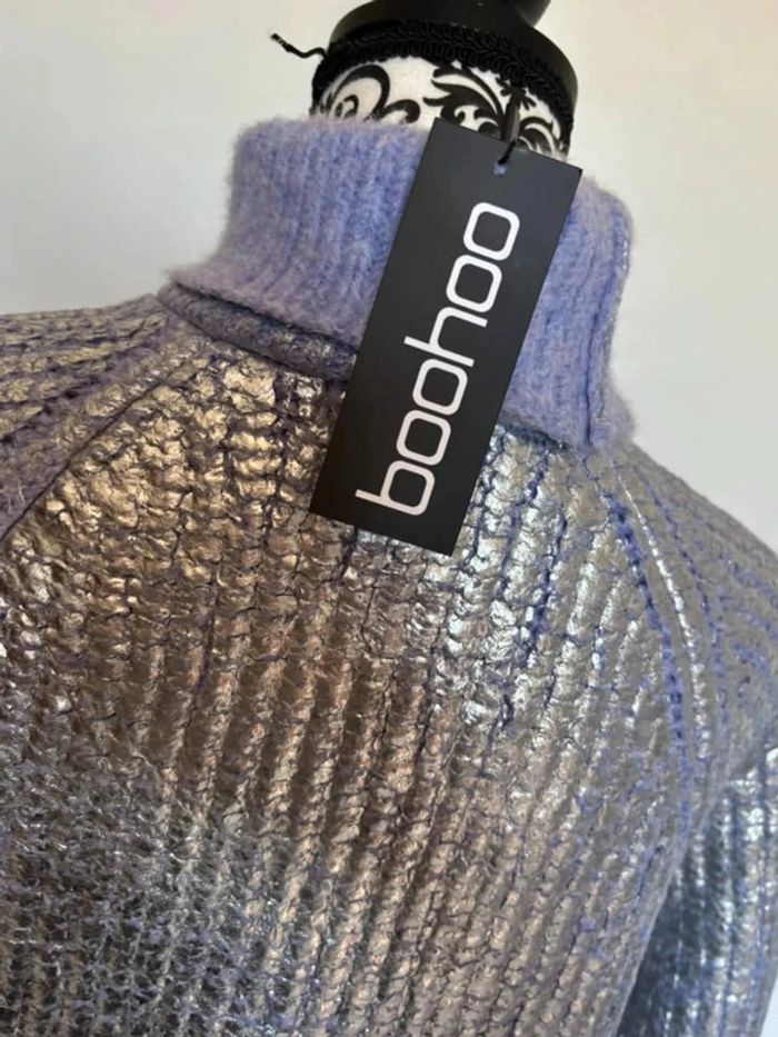 Robe pull femme à col roulé Taille S - photo numéro 7