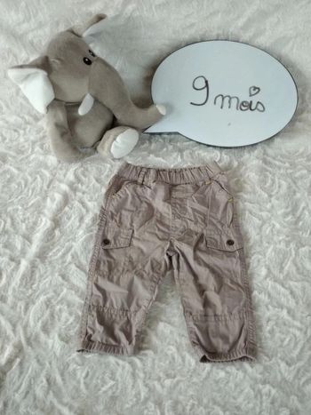 Pantalon léger Garçon 9 mois Tissaia 100% coton