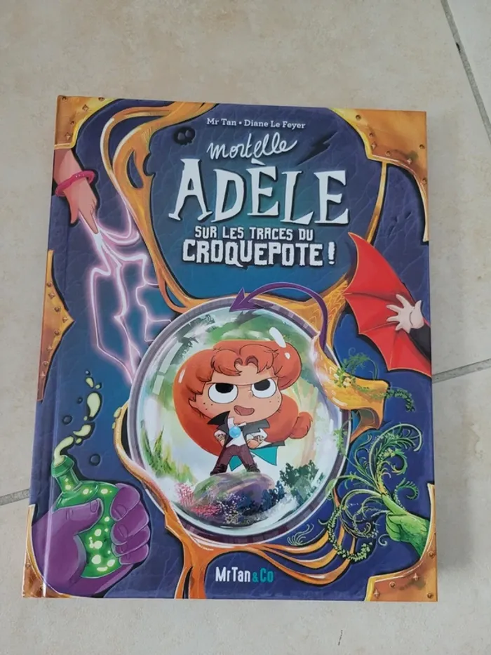 Livre mortelle adele sur les traces du croquepote