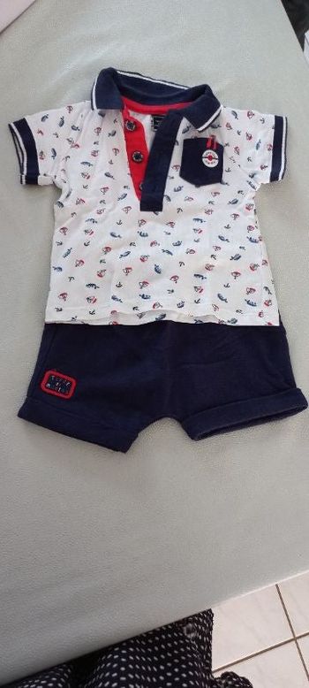 Ensemble bébé garçon short et tee-shirt