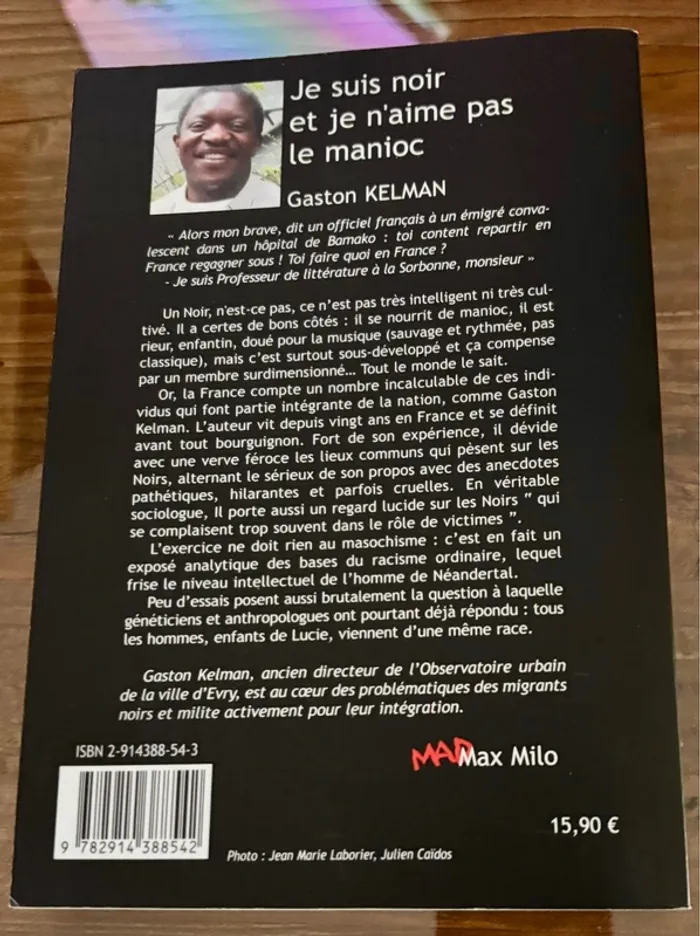 Je suis noir et je n’aime pas le manioc – Gaston Kelman - photo numéro 2