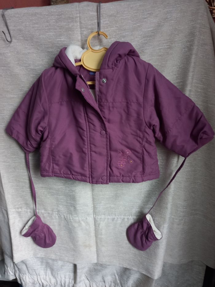 manteau capuche mouffles