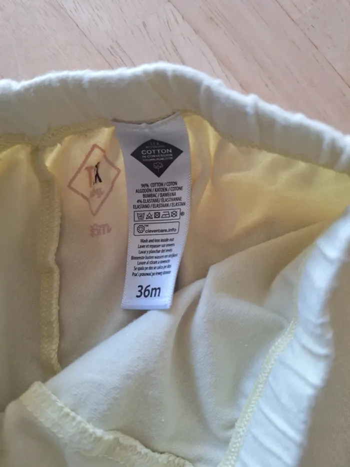 Lot de 2 leggins courts/pantacourts fille T 3 ans - photo numéro 3