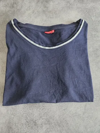 T-shirt débardeur femme - Taille 42/44 - Tissaia - Marine