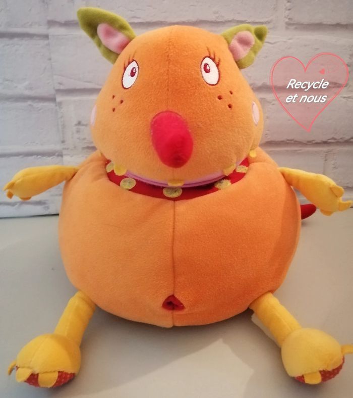 peluche d'activités liliputiens '' monstre patati et sa grenouille ''