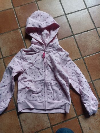 Filet sweat rose 5 ans