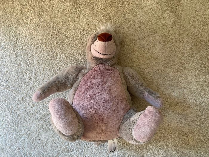 Doudou peluche Baloo le livre de la jungle 🌻 - photo numéro 2