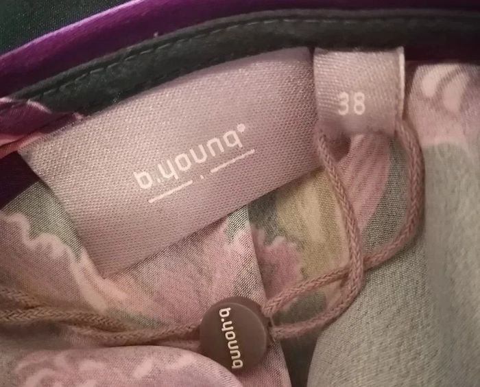 Top haut cache-coeur vert bouteille violet B.Young - photo numéro 14