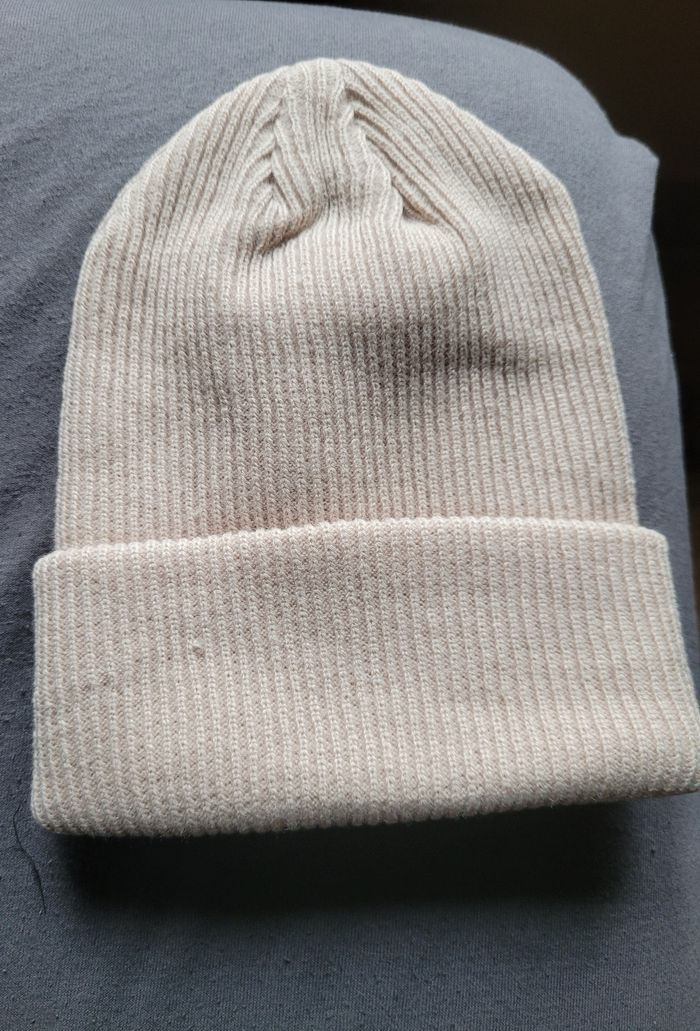 Bonnet ralph lauren beige logo rouge - photo numéro 2