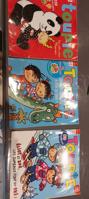 Lot de 3 toupie magazines