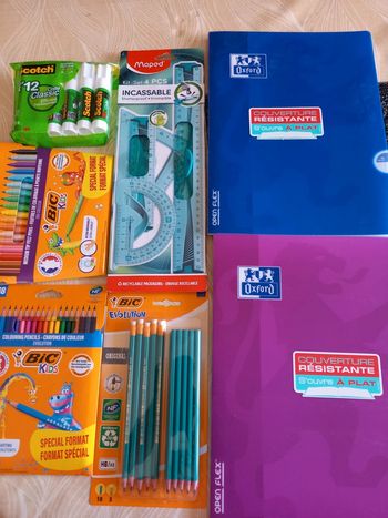 Grand lot scolaire divers articles neuf