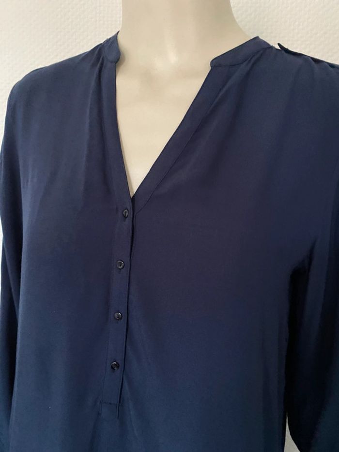 Chemise bleu marine Esprit 🌸 taille 38 - photo numéro 2
