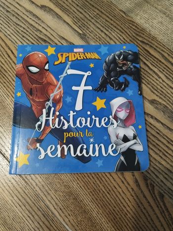 Livre spiderman 7 histoires pour la semaine 