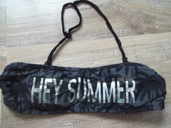 Bikini bandeau "Hey summer" 12 ans - photo numéro 2