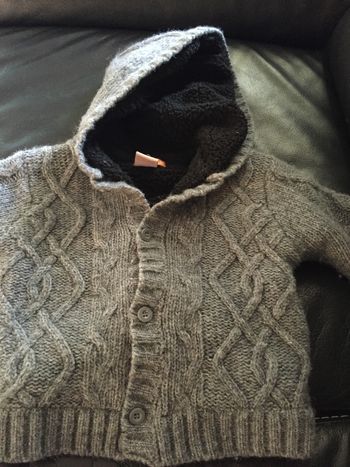 Gros gilet manteau 12mois orchestra