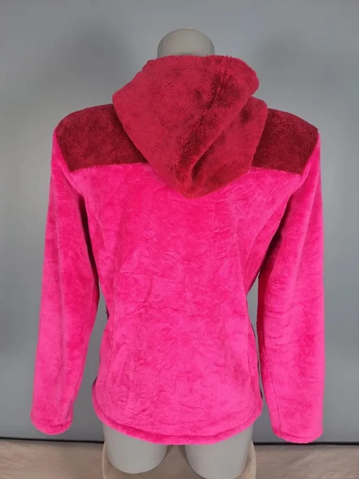 Veste polaire The North Face fille XL – Rose & bordeaux – à capuche (613) - photo numéro 9