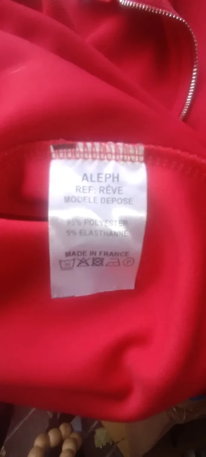 Robe polo rouge Aleph - photo numéro 6