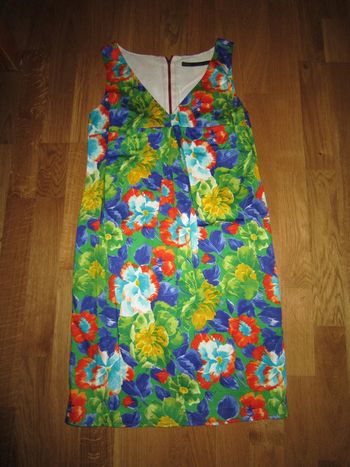 robe fleurie colorée zara nickel S