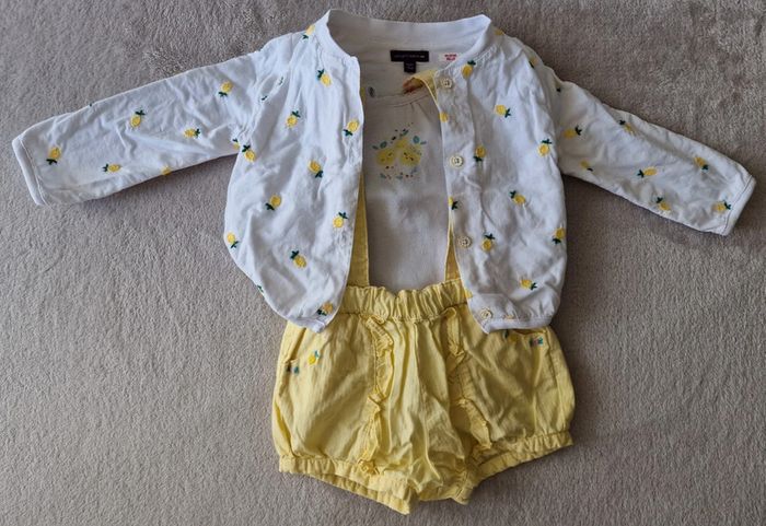 Ensemble 3 pièces blanc & jaune - 12M - Sergent Major (BE) - photo numéro 14