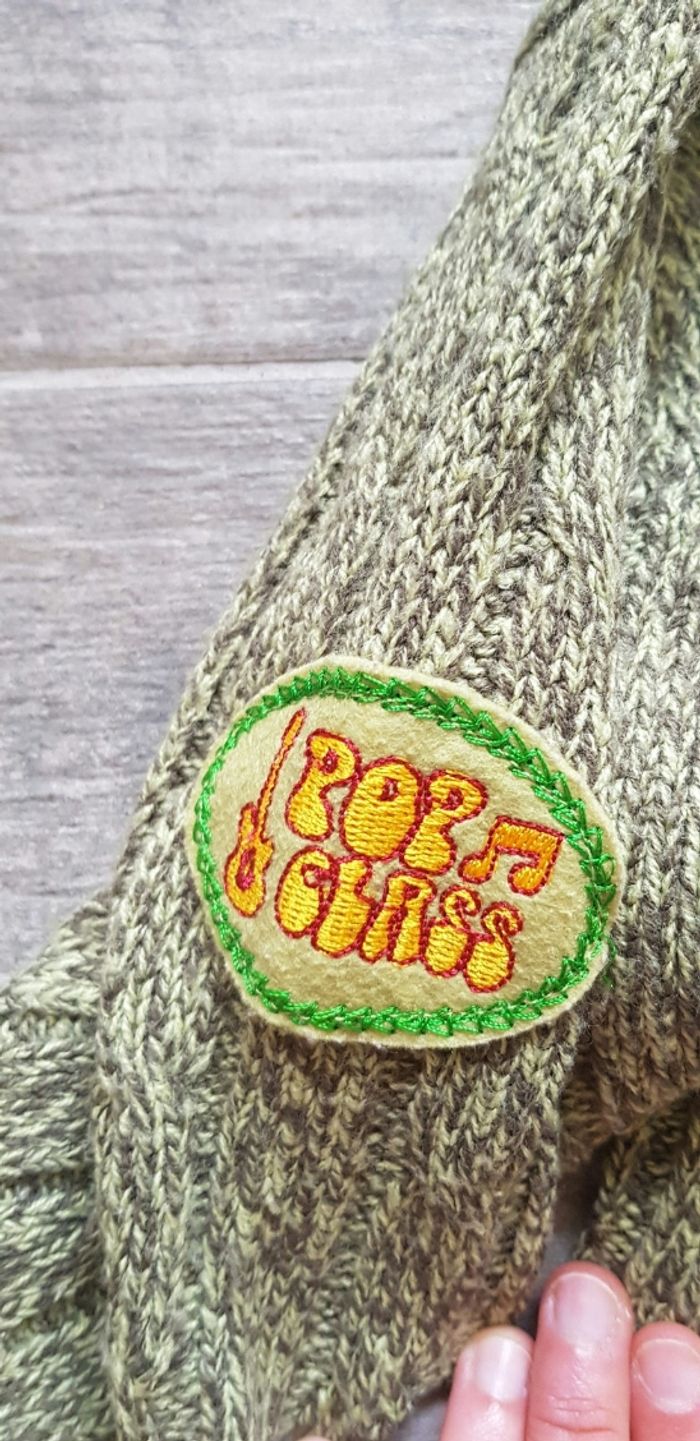 Gilet zippé torsadé - photo numéro 4