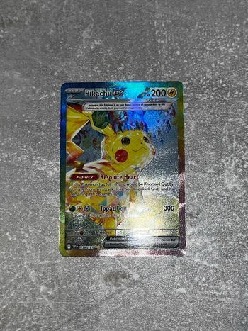 Pikachu EX Pokemon 238/191 ALTERNATIVE Burst of Sparks carte proxy