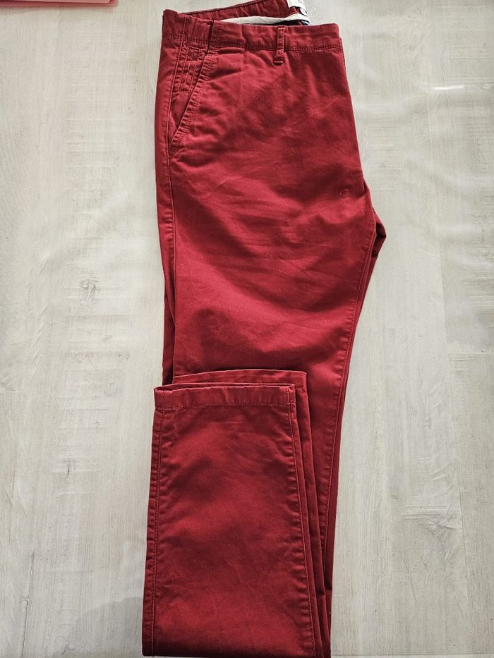 Pantalon chino rouge Jules - photo numéro 5