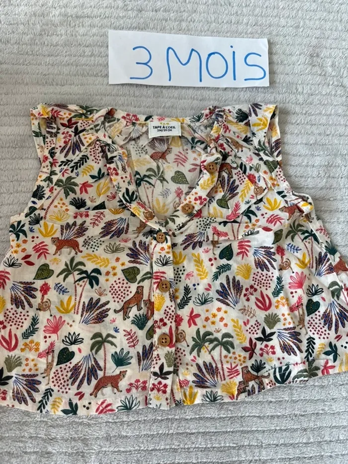 Joli lot de 5 t-shirts, 4 manches courtes et 1 manche longue - photo numéro 8