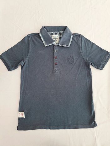 Polo à manches courtes IKKS 12 ans bleu