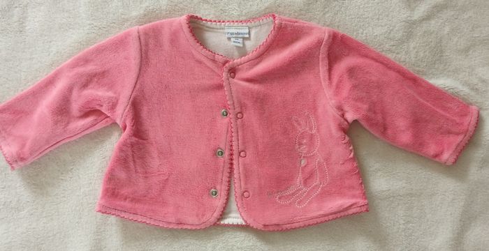 Gilet rose 3 mois