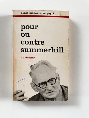 Livre - Pour ou conte Summerhill