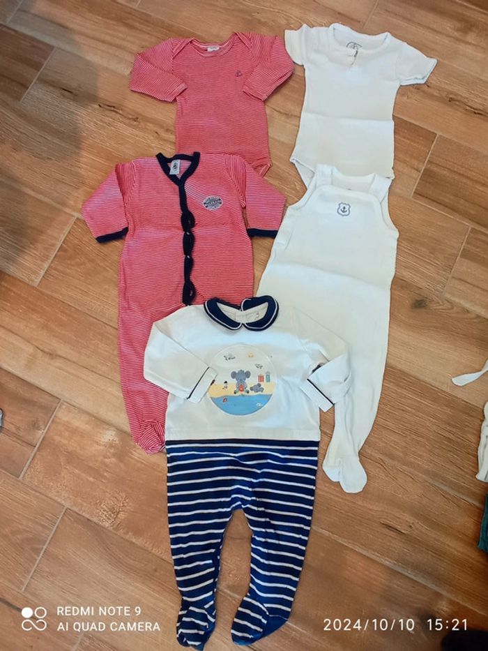 Ensemble 3 pyjamas fins pour demi saison Petit Bateau 6 mois - photo numéro 14