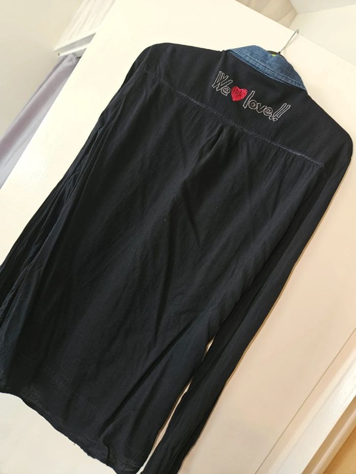 Chemise desigual noire à motifs - photo numéro 5