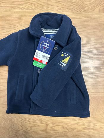 Veste/manteau mixte 6 mois neuve 