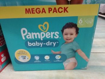 Couches pampers taille 6