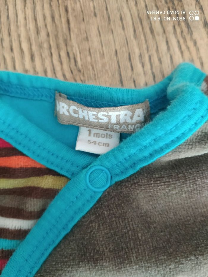 Pyjama velour très chaud orchestra - photo numéro 3