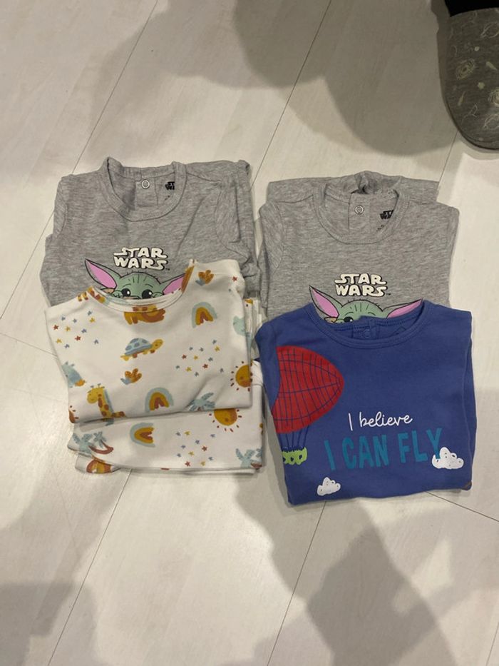 Lot de 4 pyjamas garçon 6 mois