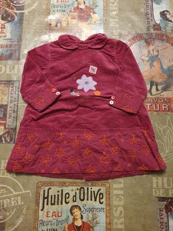 Robe hiver Babymini par Catimini 12 mois