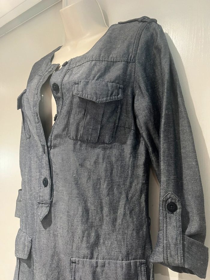 Robe, Caroll imitation Jeans, lin polyester, viscose - photo numéro 9