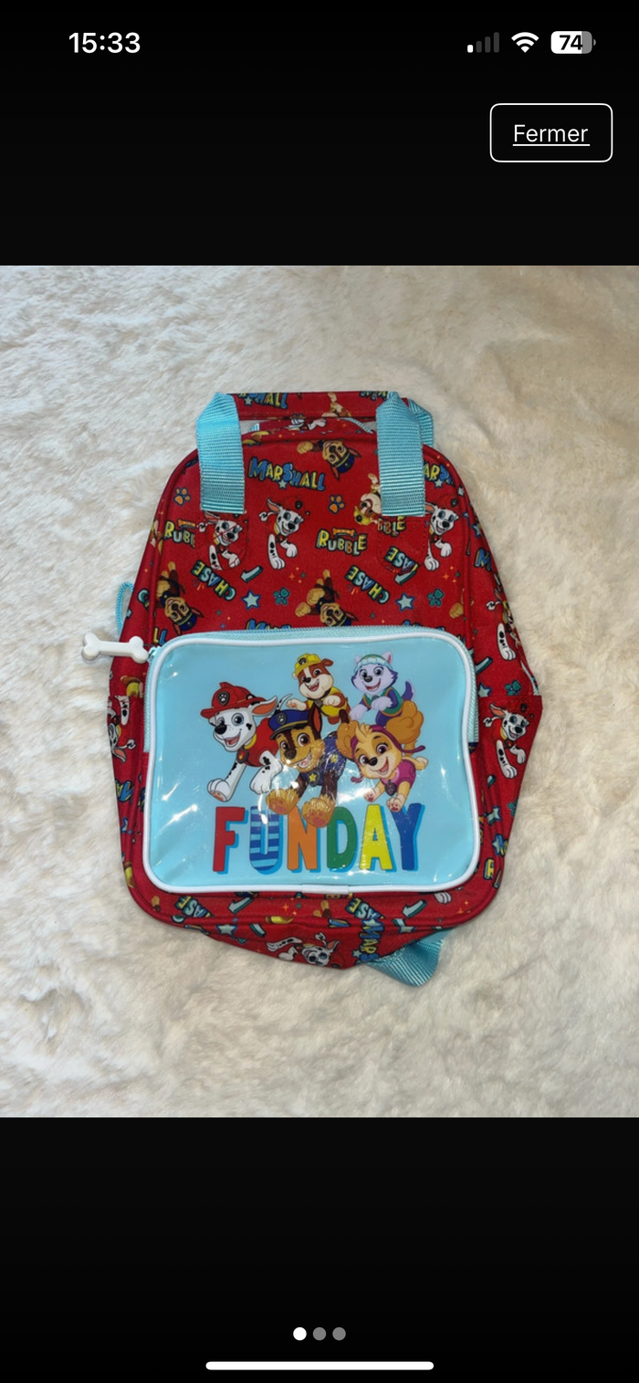 Sac à dos pat patrouille mixte