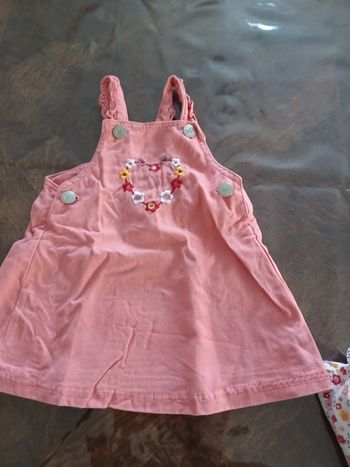 Ensemble robe rose + Tee-shirt