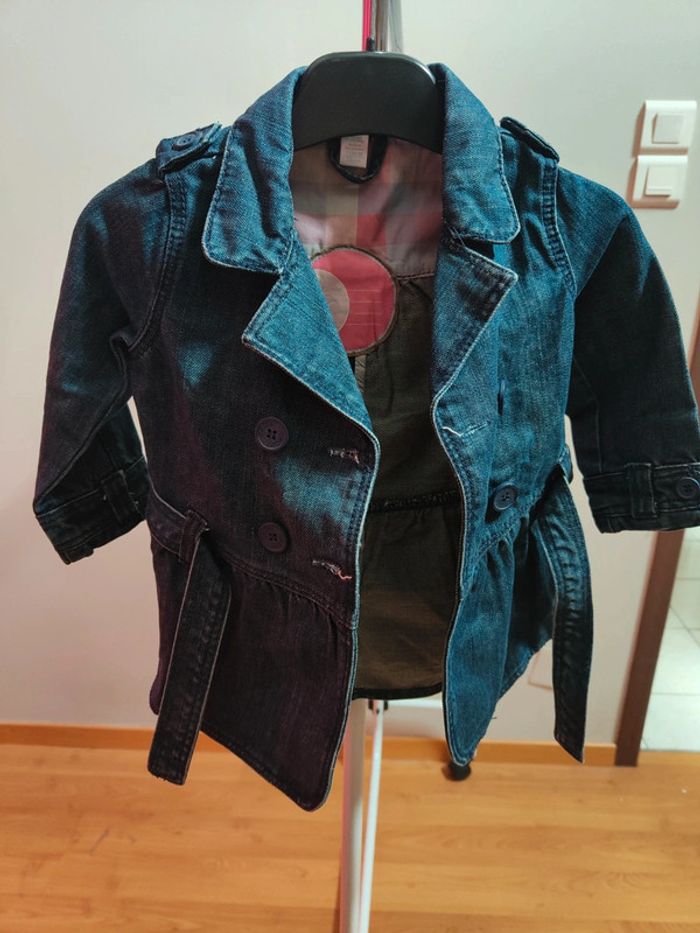 Veste en jean obaïbi 12 mois - photo numéro 3