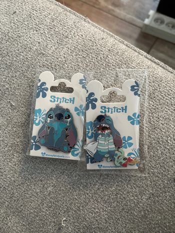 Lot de deux pins stitch