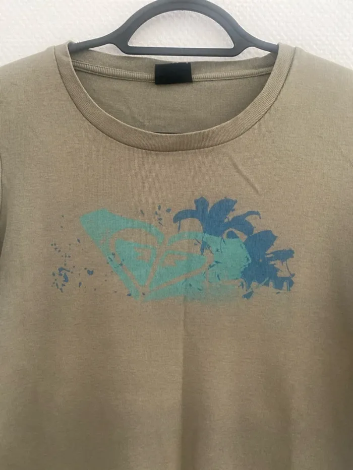 T-shirt ROXY kaki - photo numéro 4