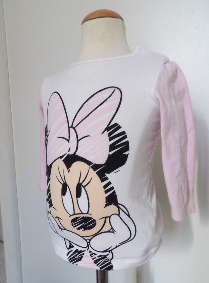 T-shirt manches longues Minnie - 6 mois - photo numéro 3