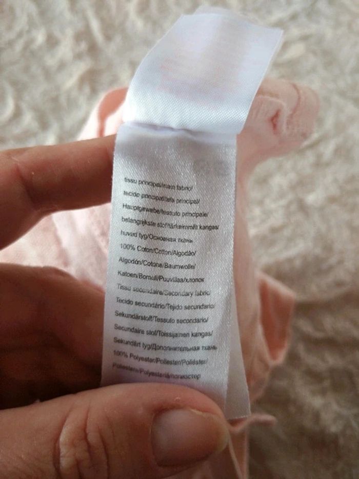 Tee shirt tunique chemise manches longues tulle Fille 3 mois Vertbaudet - photo numéro 9