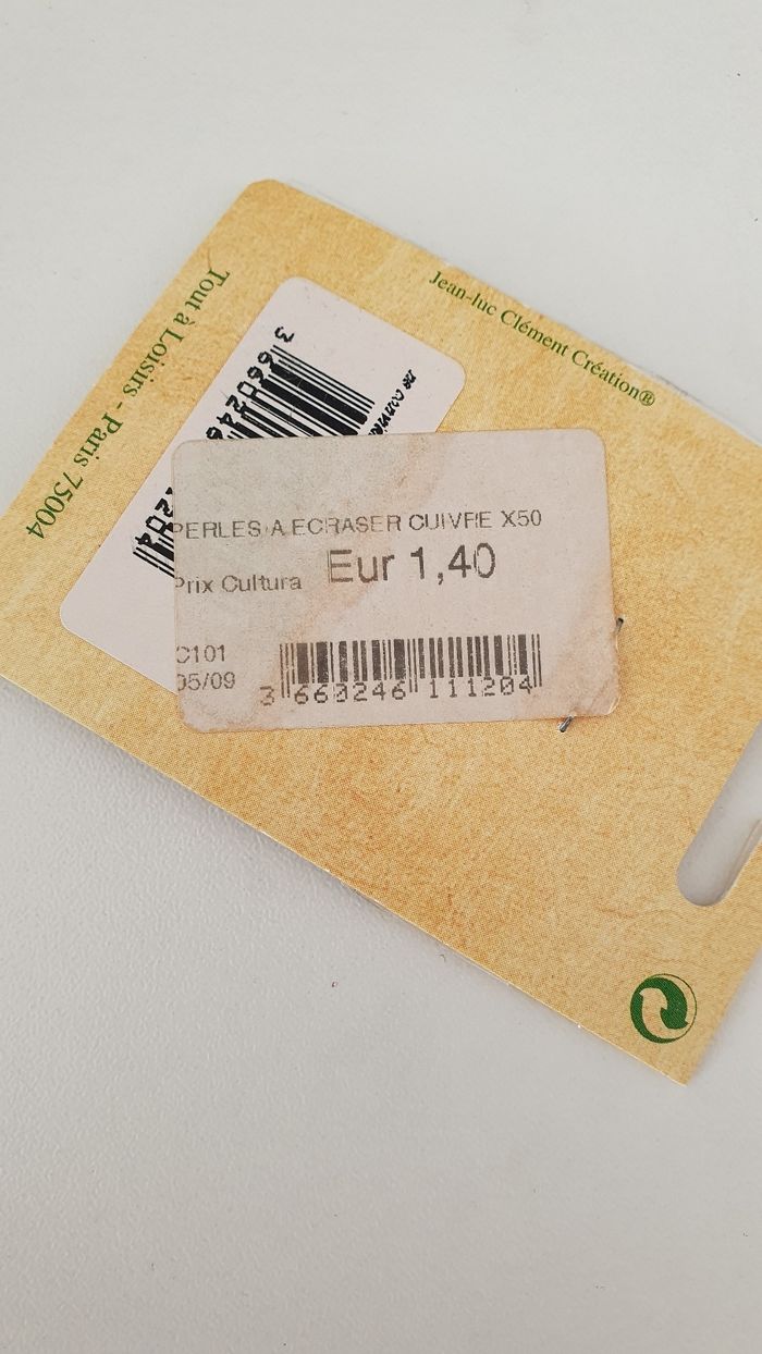 Perles à ecraser neuves - photo numéro 2