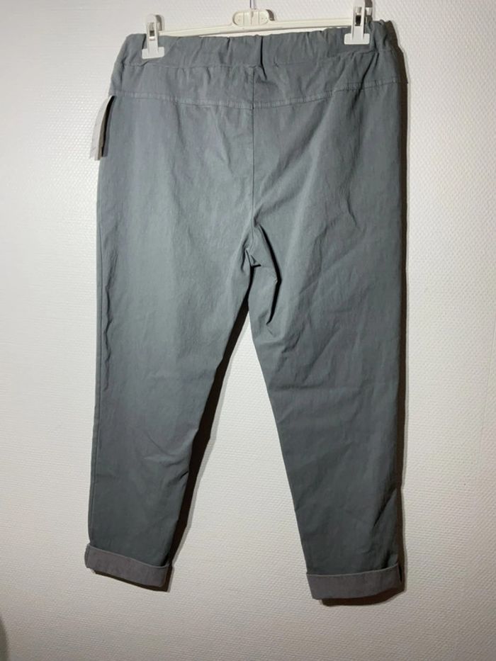 Pantalon élastique femme taille unique (46-50)- laura- neuf avec étiquette - photo numéro 4