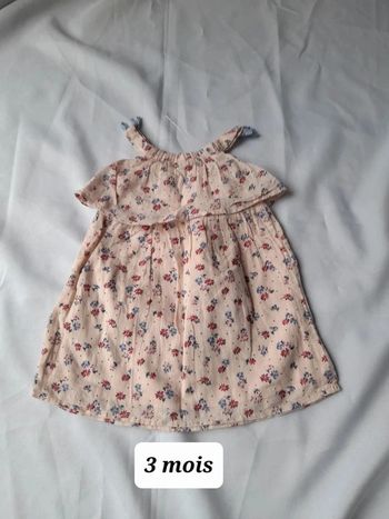 Robe Fine Bretelles fleuries