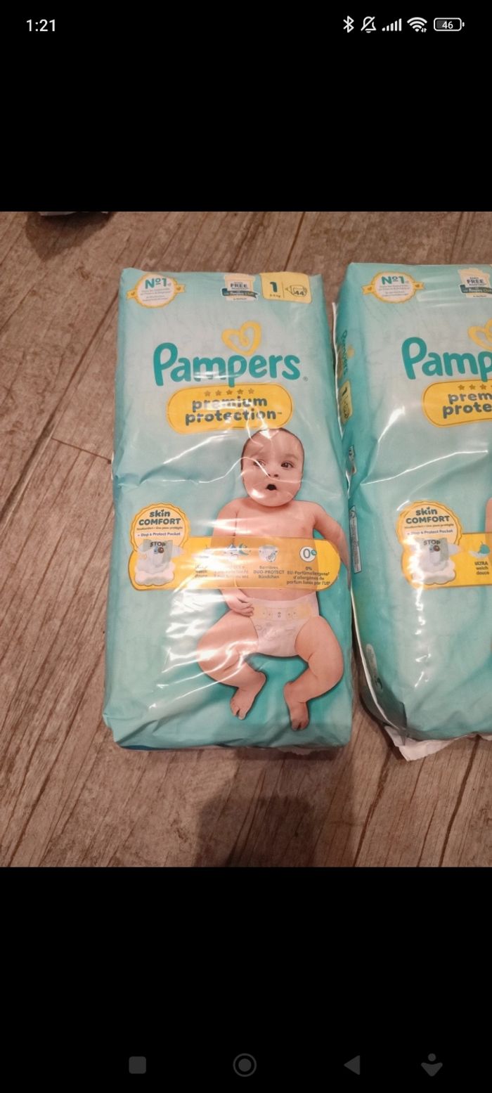 Couche Pampers taille 1