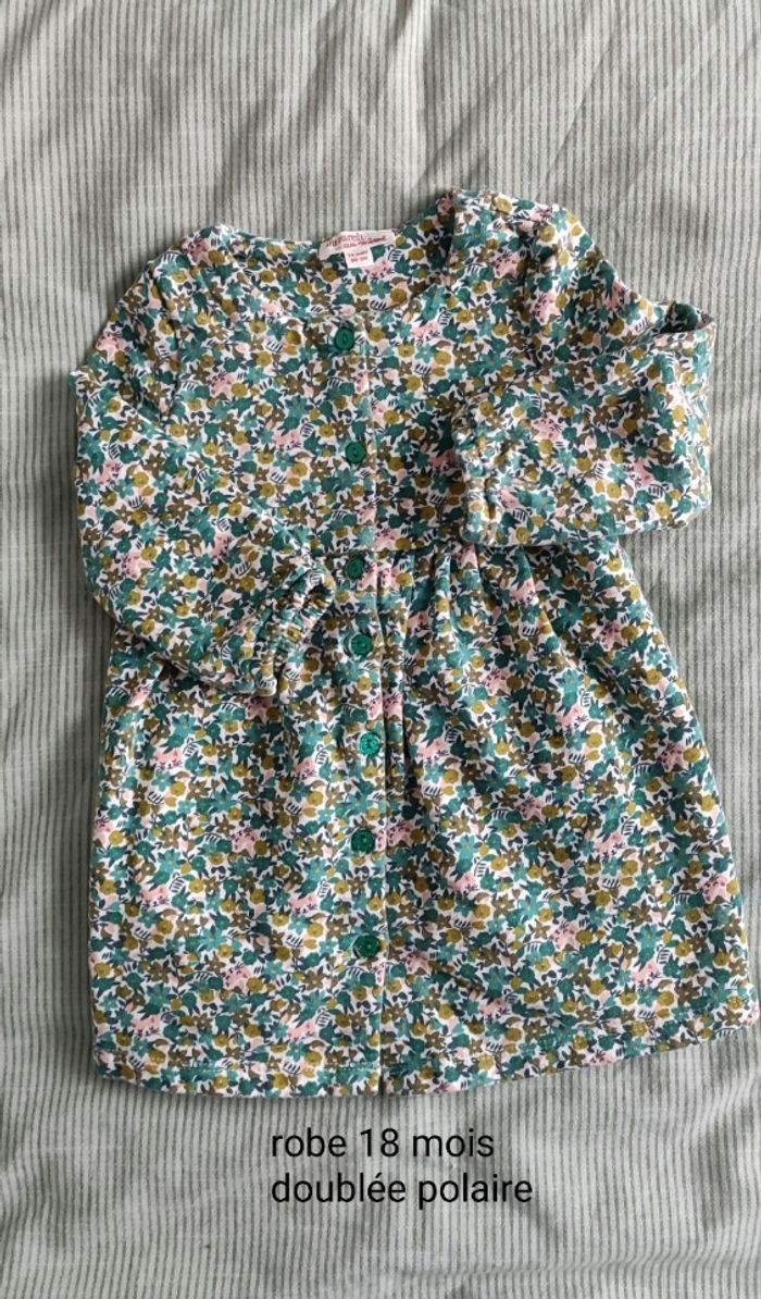 Robe doublée en polaire